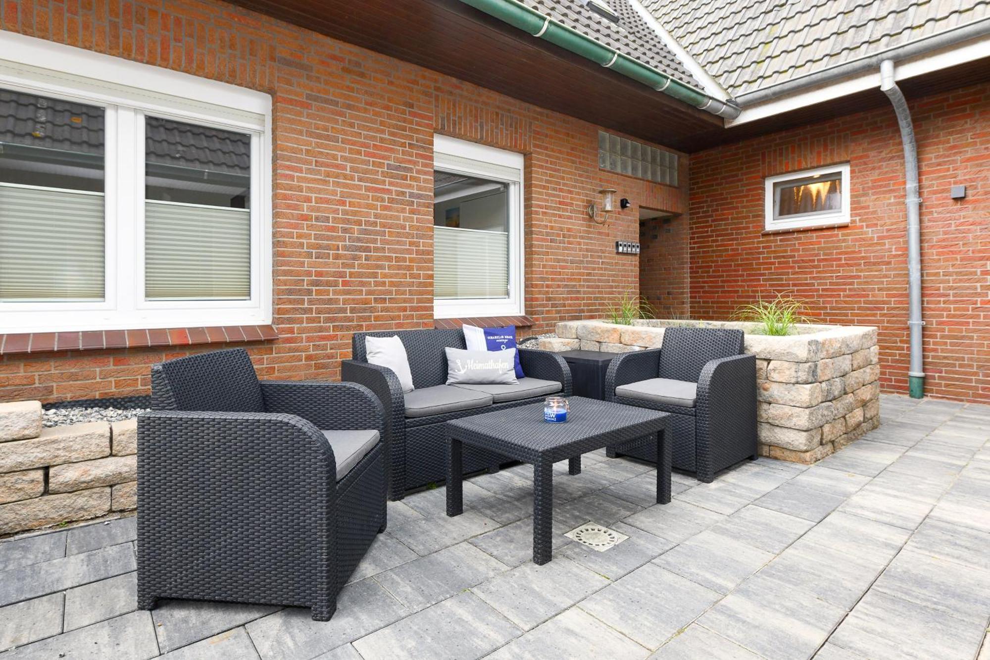 Ferienwohnung Haus Boje "Knurrhahn" Neuharlingersiel Bagian luar foto